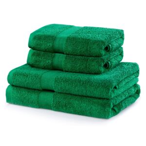DecoKing - Ręcznik Bawełniany Zielony MARINA GŁADKI 50x100 cm