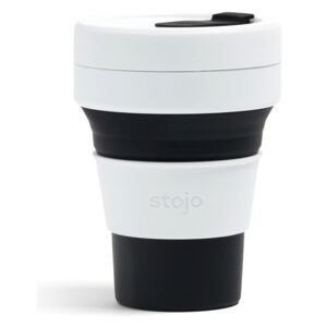 Biało-czarny składany kubek Stojo Pocket Cup, 355 ml