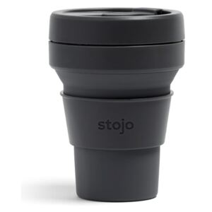 Czarny składany kubek Stojo Pocket Cup Carbon, 355 ml