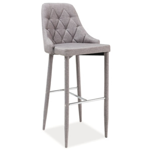 Krzesło barowe Trix H-1 - szare