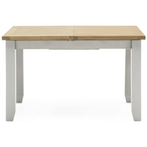 Rozkładany stół Ferndale Grey, z drewna sosnowego i płyty MDF, dł.150-195 x szer.90 x wys.77,1 cm