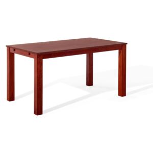 Stół do jadalni drewniany 180 x 85 cm bordowy MAXIMA