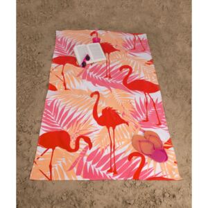 Jules Clarysse NV ręcznik plażowy, Flamingi, BEZPŁATNY ODBIÓR: WROCŁAW!