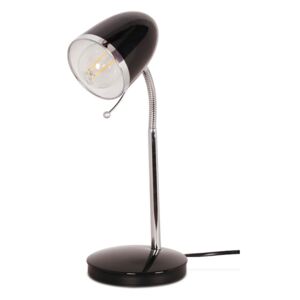 Czarna lampka biurkowa z ruchomym przegubem - S272-Harlet