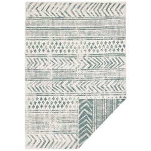 Zielono-kremowy dywan odpowiedni na zewnątrz Bougari Biri, 120x170 cm
