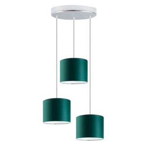 Okrągła lampa wisząca na chromowanym stelażu - EX444-Pueblis - 18 kolorów