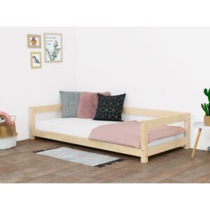 Naturalne łóżko dziecięce z drewna świerkowego Benlemi Study, 120x200 cm