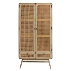 Jasnobrązowa szafka z półkami La Forma Nalu, 90x75 cm