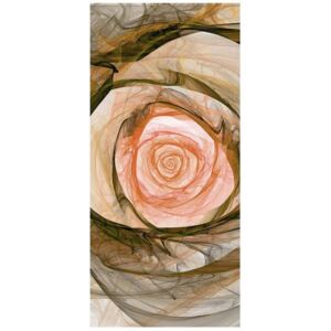 Fototapeta, Róża fraktalowa, 1 element, 95x205 cm