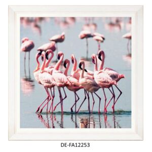 Obraz Flamingo Flock 90x90 DE-FA12253 MINDTHEGAP DE-FA12253 | SPRAWDŹ RABAT W KOSZYKU !
