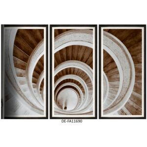 Obraz trzyczęściowy Great Staircase Tryptich 150x100 DE-FA11690 MINDTHEGAP DE-FA11690 | SPRAWDŹ RABAT W KOSZYKU !