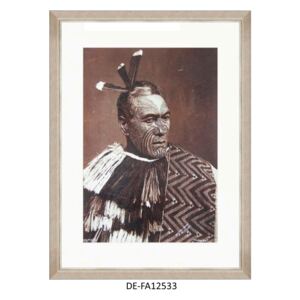 Obraz Maori Chief Wetani 60x80 DE-FA12533 MINDTHEGAP DE-FA12533 | SPRAWDŹ RABAT W KOSZYKU !