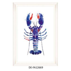 Obraz Watercolor Lobster II 70x100 DE-FA12669 MINDTHEGAP DE-FA12669 | SPRAWDŹ RABAT W KOSZYKU !