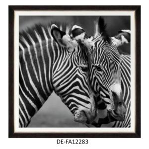 Obraz Zebra Couple 90x90 DE-FA12283 MINDTHEGAP DE-FA12283 | SPRAWDŹ RABAT W KOSZYKU !