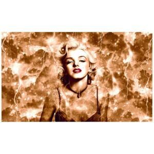 Fototapeta, Marylin Monroe błyskawice i gwiazda, 9 elementów, 402x240 cm