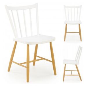 Krzesło Skandynawskie do Jadalni Loft K419 Białe