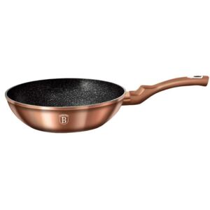 PATELNIA GRANITOWA WOK 28cm BERLINGER HAUS ROSE GOLD BH-1512