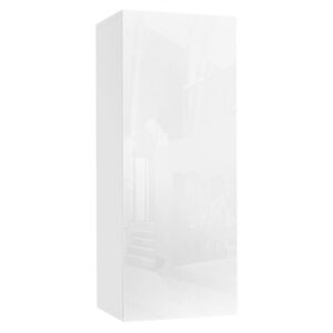Biała szafka wisząca z półkami 100 cm