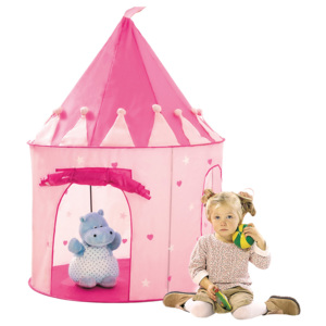 BINO Namiot dziecięcy - Zamek różowy