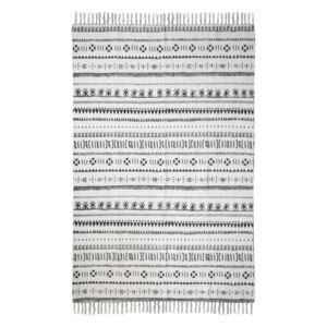 Czarno-biały bawełniany dywan HSM collection Colorful Living Manio, 120x180 cm