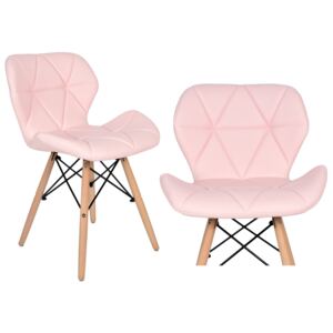 Krzesło K-MURET ECO DSW różowe