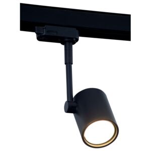 Regulowana LAMPA sufitowa OTIUM S0003 Maxlight reflektorek metalowy tuba do systemu szynowego fazowego czarna