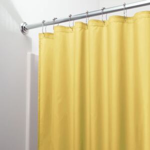 Żółta zasłona prysznicowa iDesign Poly