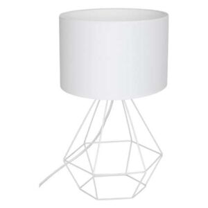 Milagro Alma White MLP8965 lampka stołowa biurkowa 1x60W E27 biały mat