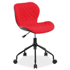 Fotel RINO czerwony/czarny