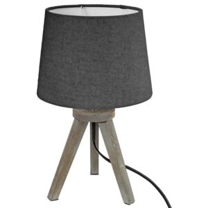 Lampa stołowa MINI GRIS, drewniane nóżki, 30 cm