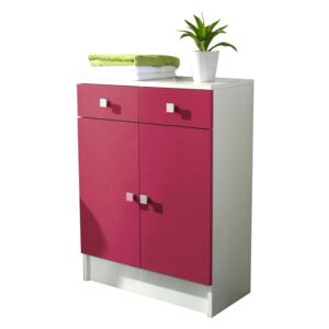 Różowa szafka łazienkowa Symbiosis André, szer. 60 cm