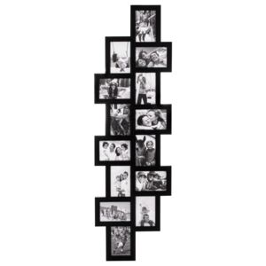 Ramka na zdjęcia 14 zdjęć multiramka 10x15 czarna