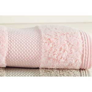Zestaw ręczników DELUXE, 3 szt Różowy