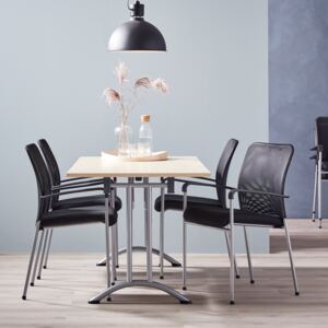 Zestaw mebli konferencyjnych MARINA + HALIFAX, stół i 4 krzesła