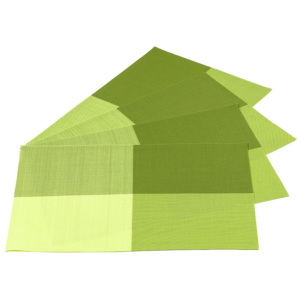 Podkładki DeLuxe zielony, 30 x 45 cm, zestaw 4 szt