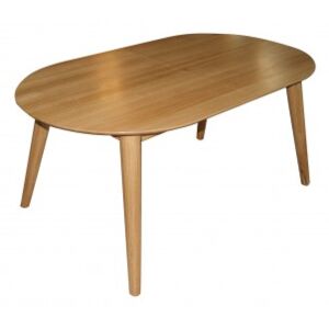Stół rozkładany OVAL I lite drewno dębowe