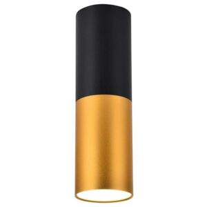 Industrialna LAMPA sufitowa CAN2281728 MLAMP metalowa OPRAWA downlight plafon tuba czarna złota