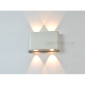 Lampa techniczna Ginno 2 Aluminium Kinkiety LED zintegrowany LED AZ0765