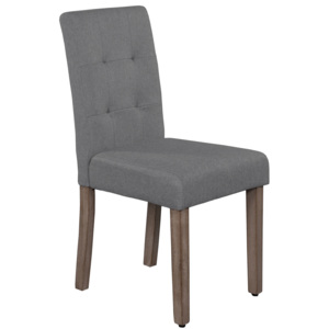 Krzesło tapicerowane drewniane dx17-1 jasnoszary
