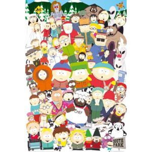 Plakat, Obraz South Park - cast, (61 x 91,5 cm)