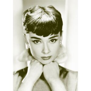 Plakat, Obraz Audrey Hepburn - sepia, (61 x 91,5 cm)