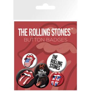Plakietki zestaw Rolling Stones