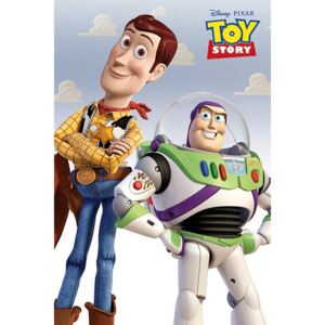 Plakat, Obraz Toy Story - Woody Buzz, (61 x 91,5 cm)