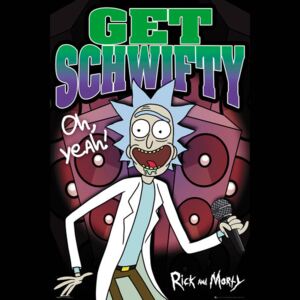 Plakat, Obraz Rick and Morty - Schwifty, (61 x 91,5 cm)