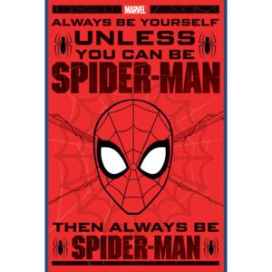 Plakat, Obraz Spider-Man - Always Be Yourself, (61 x 91,5 cm)