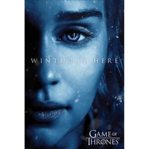 Plakat, Obraz Gra o tron Winter Is Here - Daenerys, (61 x 91,5 cm)