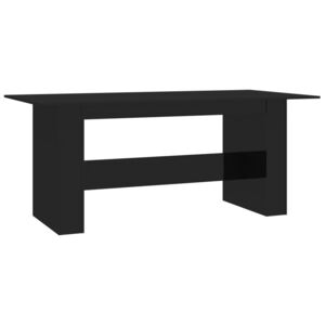 Czarny nowoczesny stół z połyskiem - Wixus