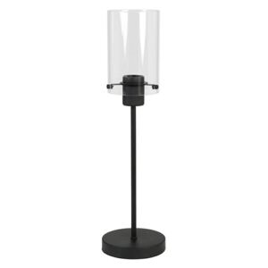 Szklana lampa stołowa Villo - czarna