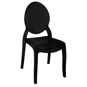 Krzesło Elizabeth czarne