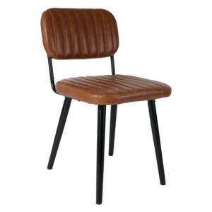 Krzesło Jake Worn brązowe